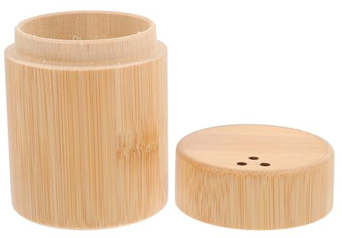 TOYANDONA Porta Stuzzicadenti in bambù Forma Unica, Scatola Rustica per Stuzzicadenti Funzione di Conservazione e Decorazione per Uso Domestico