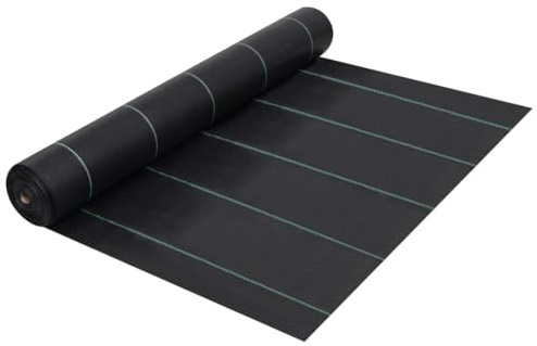 Sophrelle Estera de Control de malezas y raíces PP Negro 1x200 m Negro,313063