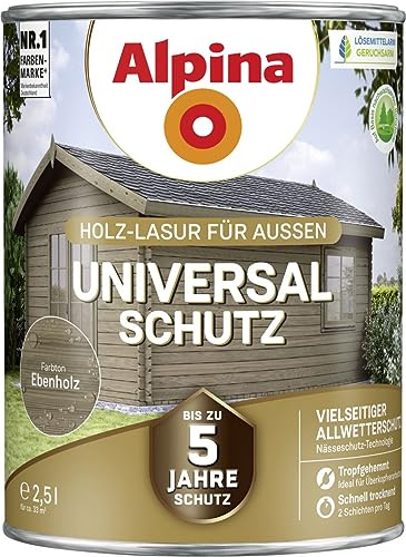 Alpina Universallasur ebenholz 2,5 Liter