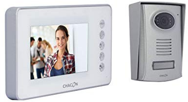 Chacon 34801 Vidéophone 4 Fils 4,3 Blanc