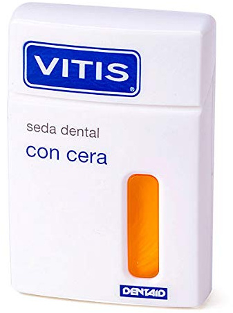 Pack Vitis seda dental con cera 2x50 m