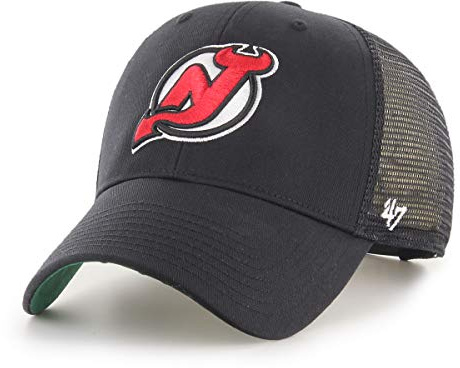'47 New Jersey Devils NHL Most Value P. Branson Schwarz Verstellbare Trucker Cap One-Size