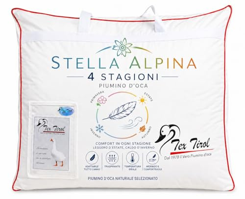 PIUMINO Oca TEX TIROL © STELLA ALPINA 4 STAGIONI 100% Piumino OCA tutte le misure - MATRIMONIALE 2 PIAZZE CM. 250X200