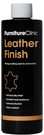 Leather Sealant - 250ml, Satin Finish. Suitable for Leather Sofas, Car interiors, Handbags, Furniture & More