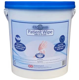 Clenzium Patient Wipes for Full Body Cleaning Patient Cleansing Wipe Full Body Wipe for Adults Fragrance Free 325 Extra Large Fresh Wet Wipes Bed Bath Intimate Care Soft Sheets