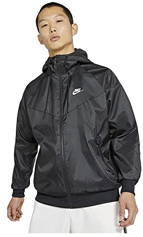 Nike Herren Sw Spe Wvn Lnd Jacke, Black/White, M EU