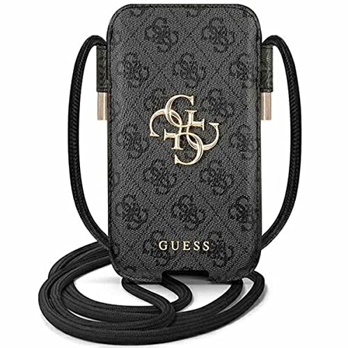 Guess 6,7 Zoll Tasche GUPHL4GMGGR grau 4G Big Metal Logo