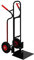 PROREGAL Sackkarre Ragnar mit XXL klappbarer Schaufel | HxBxT 117x60x60cm | Tragkraft 250kg | Pannensichere Räder | Stahlrahmen | Schwarz | Transportkarre Staplerkarre klappbar