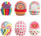 300 Caissettes Cupcake Colorées, Caissettes Muffins Papier Mini aux Couleurs Vives, Moule Cupcake en Papier pour Anniversaire, Mariage & Fête – Utilisation Polyvalente