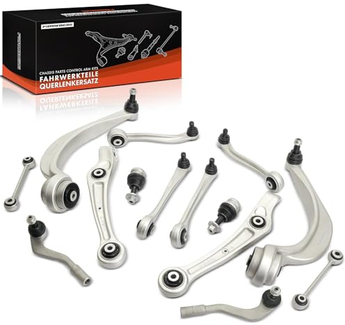 Frankberg 14x Juego de brazos transversales Delantero Compatible con A4 8K2 A4 Avant 8K5 Q5 8RB 1.8L-4.2L 2010-2018 Replace# 8K0407693Q,8K0407693S