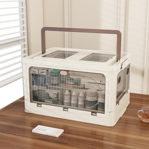 HGIYA Family First Aid Box Portable Medicine Chest Storage Cabinets with Handle,Extra Large with Removable Tray