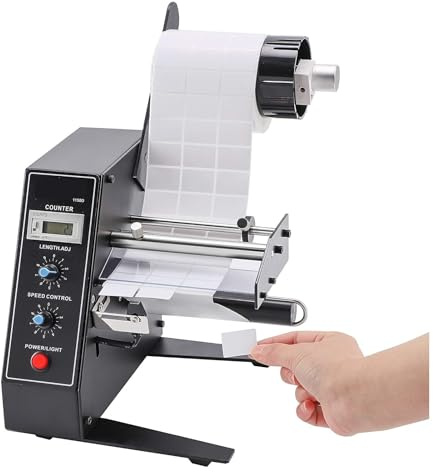 JCKJWL Distributeur Automatique d'étiquettes Séparateur d'étiquettes Comptage Automatique Convient for Longueur d'étiquette : 3-150 mm Largeur : 4-140 mm Compatibilité Polyvalente