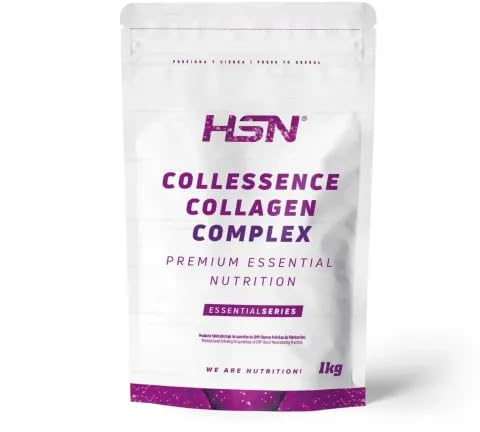 HSN Colágeno Hidrolizado y Magnesio (Malato Citrato Bisglicinato) en Polvo Collessence Colágeno Complex | Neutro 1000g | No Incluye Dosificador | No-GMO, Sin Gluten ni Lactosa ni Pescado