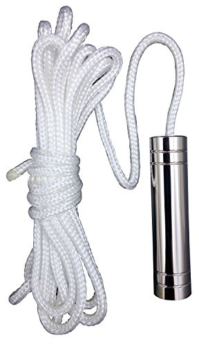 LumenTY Zylinder Licht Zugschnur – 150 cm Messing Chrom für Bad Licht Pull Jalousien und Deckenventilatoren