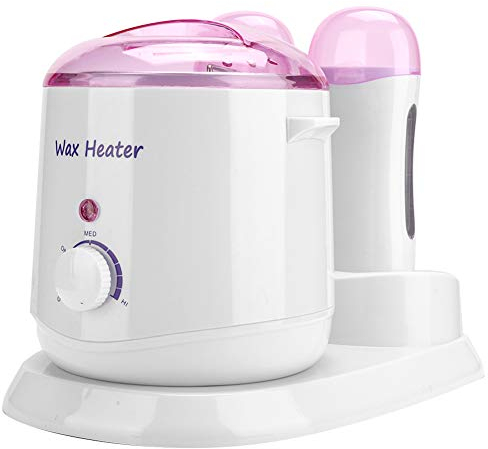 3 in 1 Wachswärmer, 800ml temperature control Haarentfernung Wachsheizung, Professionelles Wachserhitzer Wachs Set für Enthaaren Von Beinen Und Körper(EU)