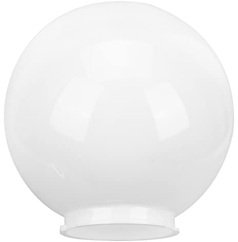 Cabilock Lampenschirm Kugel Kunststoff Ball Runde Lampenschirme Ersatzschirm Pendelleuchte Kronleuchter Abdeckung Lampe Schatten für Wandlampe Stehlampe Schirm 30cm Weiß