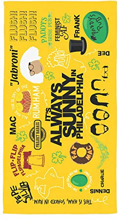 FX It's Always Sunny in Philadelphia Mash Up Beach Towel