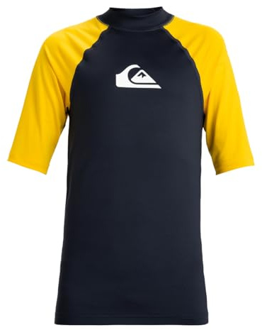 Quiksilver Lycra Everyday UPF50 SS Youth Garçon 8-16 Ans Bleu 14