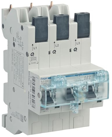 SLS-Schalter Hager HTS363E selektiver Hauptsicherungsautomat SHU 63A 3x 1-polig mit Stecktechnik