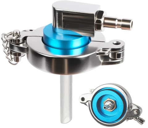Adaptateur de 43 mm pour réservoir de liquide de frein, adaptateur en aluminium pour purgeur de frein avec joint d'étanchéité, fonction de rotation à 90 degrés, compatible avec kit de purge, résistant