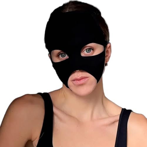 JanJean Lingerie Costume Swim Mask Man Adult Men Veil Tie Lace Hood Cosplay Party Bow Hat Gem Type B One Size