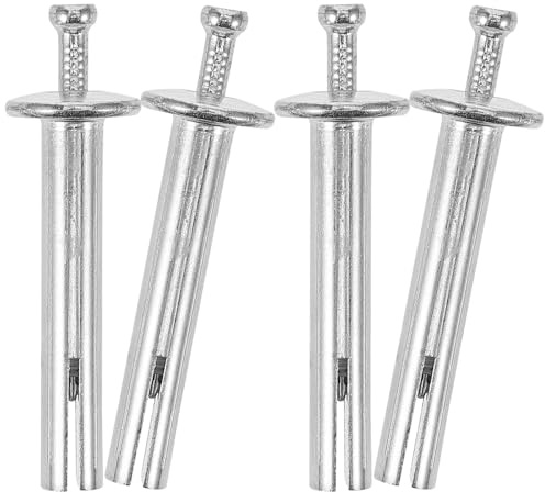 Vaguelly 10pcs Heavy Duty Drive Nail In Expansion Anchors 8x50mm Concrete Wall Fixings Cement Anchors for Concrete Installation