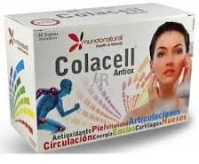 Antiox Mundo Natural 30 Sobres – Pack de 2 Unidades, Formato Ahorro en Polvo con Colágeno Hidrolizado, Resveratrol y Extractos Botánicos para el Cuidado de la Piel, Artic. Colacell