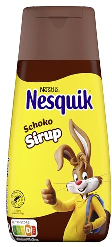 Nestlé Nesquik Schoko Sirup, perfekt für Pfannkuchen & Desserts, Quetschflasche mit Dosierverschluss, 1er Pack (1 x 300ml)