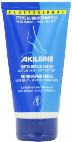 Akileine Nutri-Repair-Karite-Regenerations-Fußcreme für anspruchsvolle und trockene Füße, 150ml, 150 ml
