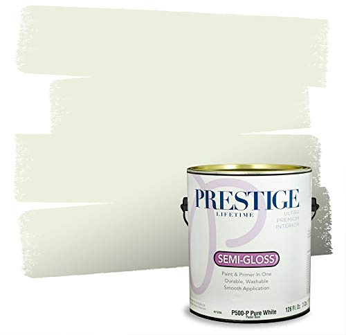 PRESTIGE Interior Paint and Primer in One, Frosted, Semi-Gloss, 1 Gallon
