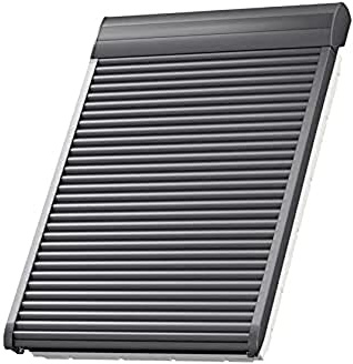 Velux SSL CK01 Rollo, motorisiert, robust, Schwarz