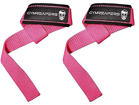 Gymreapers Lifting Wrist Straps for Weightlifting, Bodybuilding, Powerlifting, Strength Training, & Deadlifts - Padded Neoprene with 18 Cotton