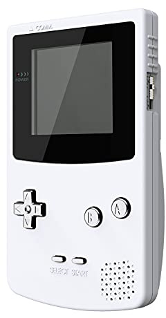 eXtremeRate Boutons Touche Complets de Remplacement pour GBC Gameboy Color, Console Portable Pas Incluse， Argent Chromé