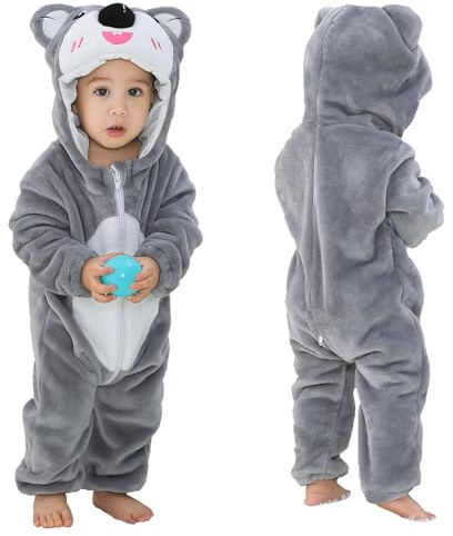 COOKY.D Koala Hooded Baby Romper Animal Costume Jumpsuit,24-30 Months