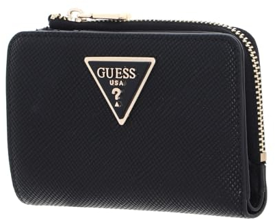 GUESS Laurel Zip Around Card Case Black