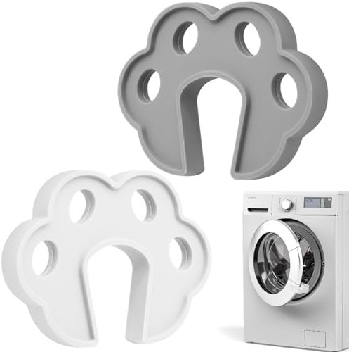 Support de porte de lave-linge gris et blanc, accessoires de support de porte de lave-linge à chargement frontal, support de porte de lave-linge ouvert, outil de support de porte de lave-linge