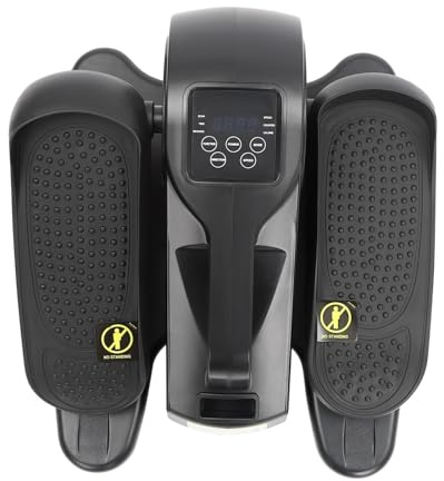 50W Hemträningsutrustning Med Pedaltränare Elektrisk Ellipstränare Gångmaskin Step Fitnessmaskin TystgåEnde