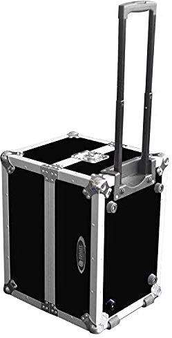 Utility Flight Trolley Case with Wheels for 120 12 Vinyl Records