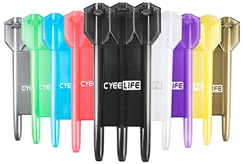 CyeeLife Dart Carrying case Transparent Plastic,Suitable for Most Darts White,Multiple Colors Available