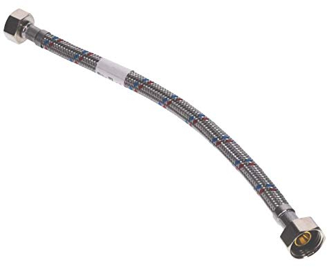 Flexschlauch Panzerschlauch Edelstahl Sanitär Schlauch 3/8 ÜM x 3/8 ÜM 300 MM