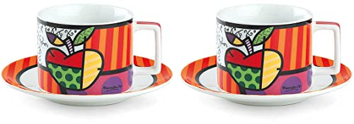 Egan Set 2 Tazze Cappuccino Britto Mela ML.220