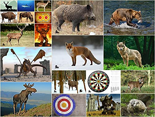 Stronghold Auflage-Pack 20 Stück - 59x84 cm - wasserabweisend/reißfest, Zielscheibe, Ziel im Bogensport, Bogenschießen mit Pfeil und Bogen