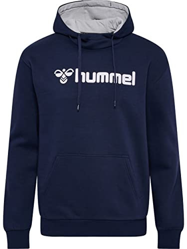 hummel Herren Hmlmover Cotton Hoodie Sweatshirt, Blau, XXL EU