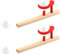KOMUNJ Juego de 2 juegos de pelota de león para niños, bola flotante, bola de león, silbato de madera, juego de habilidad para niños, dispositivo de respiración, sistema de respiración