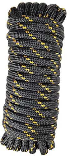 Diamond Braided Polypropylene Rope Nylon Thick Heavy Duty 1/2 inch100ft