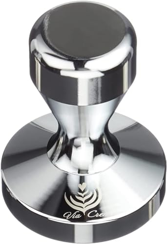 VIA CREMA Kaffee Tamper. Siebträger Tamper. Espresso Tamper 58.5 mm Stainless Steel (Tamper 58.50) Kaffeemaschine Siebträger Zubehör