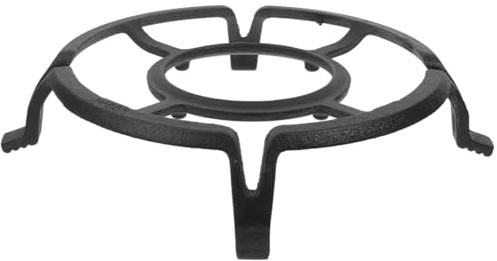 Housoutil Support De Poêle À Gaz En Fonte Grille Antidérapante Stable Pour Cuisinières À Gaz Et Électriques Anneau De Wok Universel Facile À Nettoyer Pour Cuisine