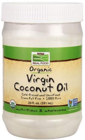NOW Foods Virgin Coconut Cooking Oil Organic - 100% Pure - 591 ml.
