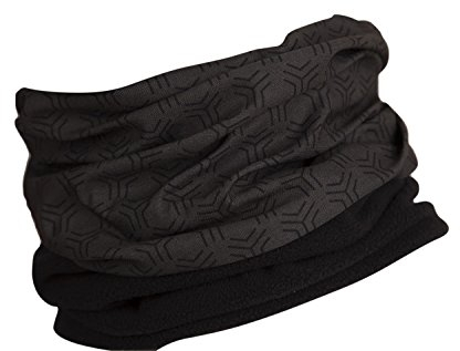 Hilltop Polar Halstuch, Multifunktionstuch, Kopftuch, Schlauchschal, Schal mit Fleece, Cooles Design in Trendfarben, für Damen und Herren, Farbe:Grey
