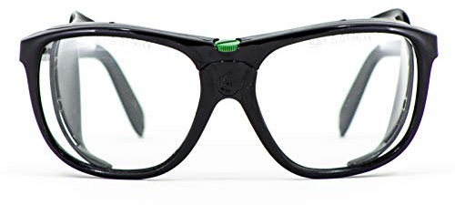 OCCHIALI PROTETTIVI da LAVORO LENTI INCOLORE in VETRO TEMPERATO TRASPARENTE ANTINFORTUNISTICA - SACIT SAFETY 317N